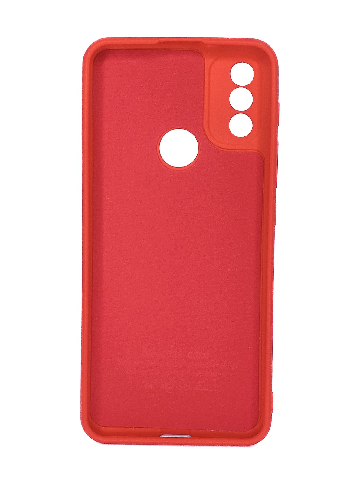 Protectores para celular  para Motorola  Moto E20 Funda de silicona con felpa Rojo